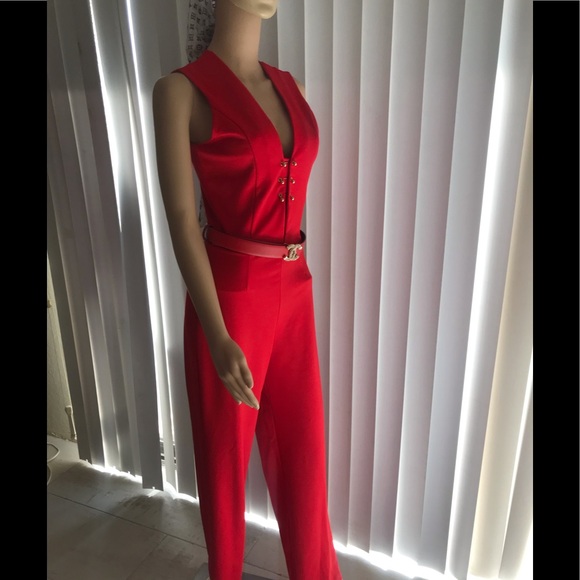 Bright red stretchy jumper Small new  XOXO - Picture 5 of 11